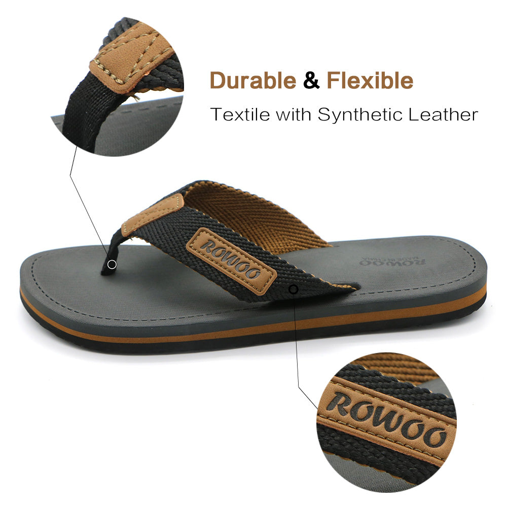 flip flops with fabric straps