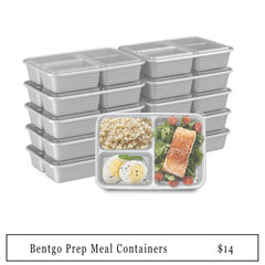 bento box meal prep containers with link to product