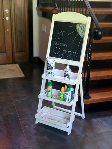 Wedding Chalkboard Sanitary Station