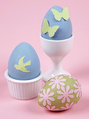 Punched Paper Egg Decor