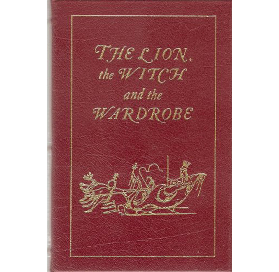 vintage book cover of The Lion, Witch and the wardrobe with link to purchase