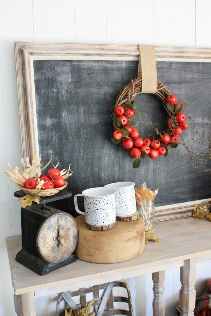 Apple Mantle Decor