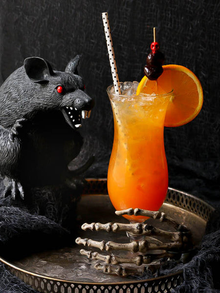 zombie punch cocktail with link to recipe