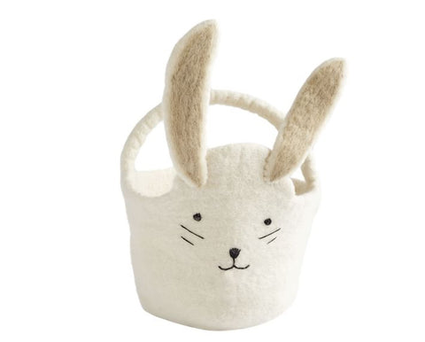 Felted Bunny Easter Basket