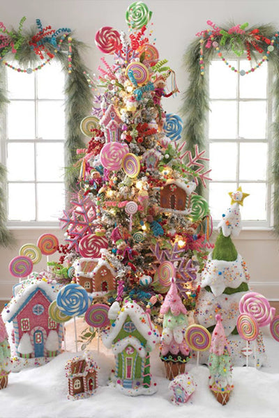 candy themed christmas tree