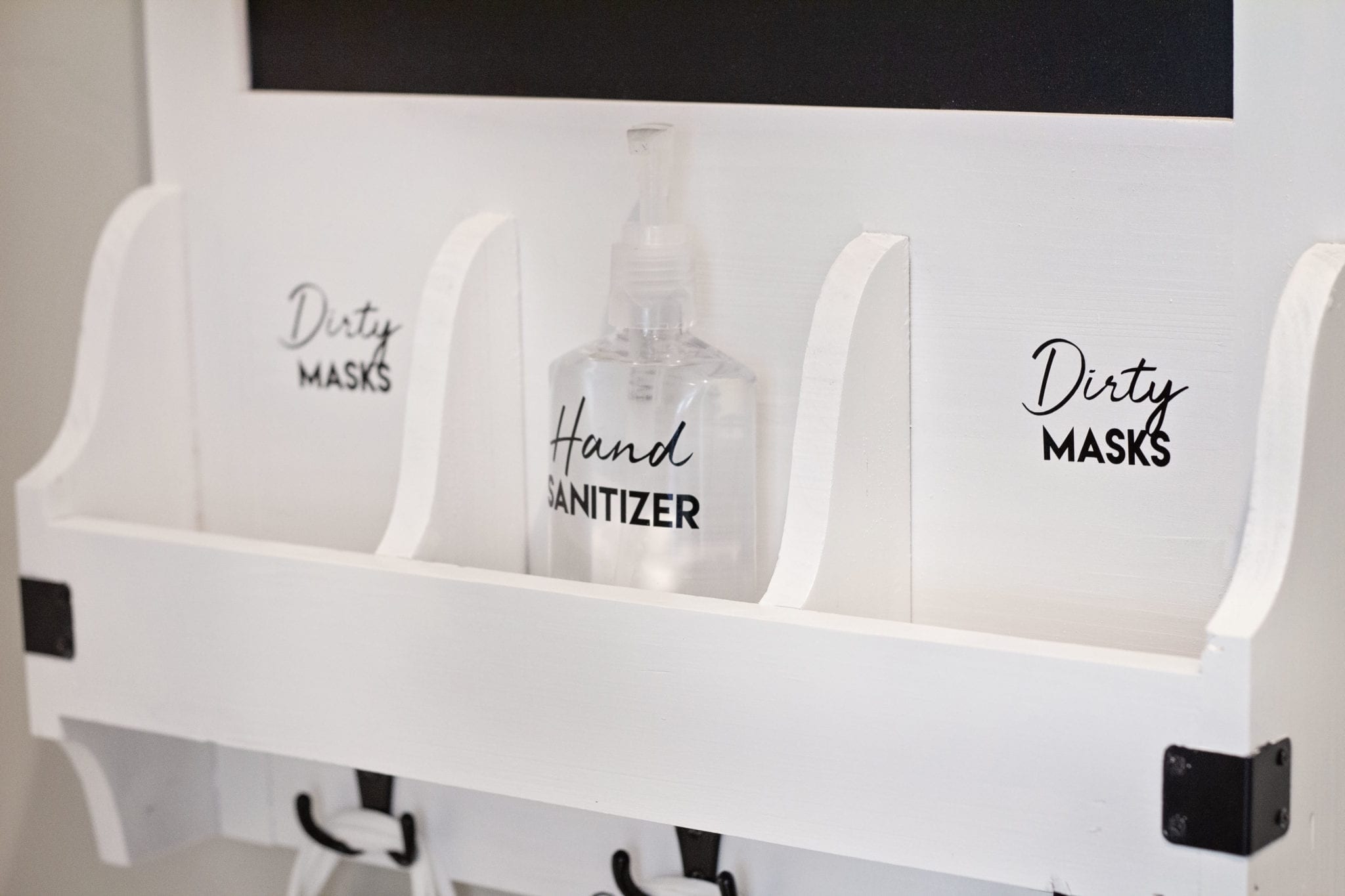 Mask Organizer with Labels for Dirty Masks