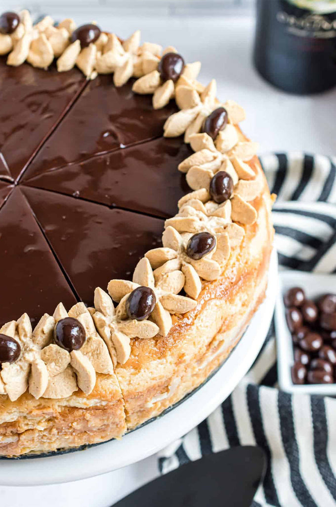 bailey's irish cream cheesecake with link to recipe