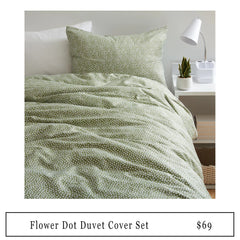 flower duvet cover with link to product