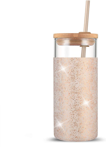 Gift Idea for Her: Water Straw Bottle in Gold
