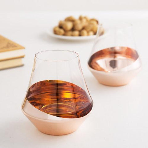 Copper Whiskey Glasses