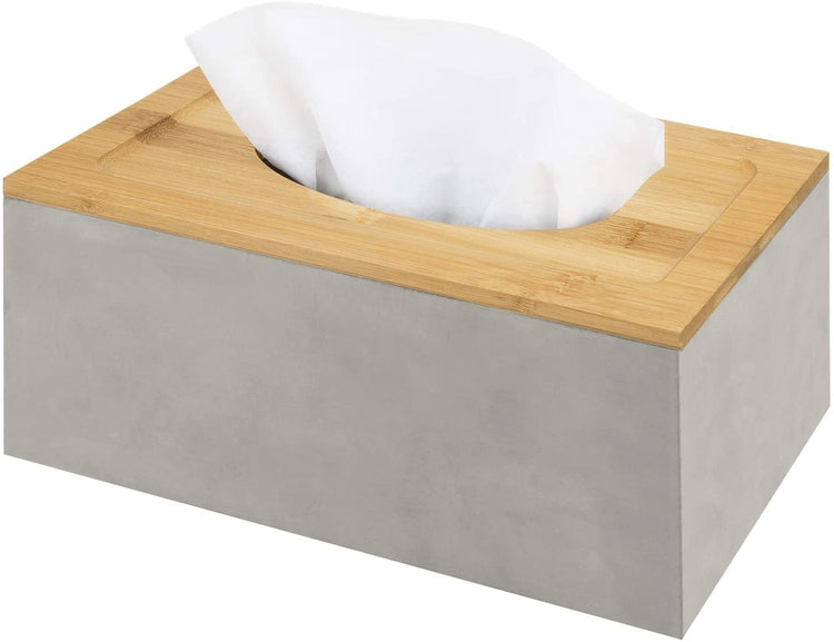 concrete tissue box cover