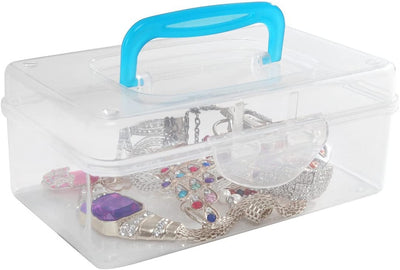 Clear Blue Multipurpose First Aid, Arts & Craft Storage Box – MyGift