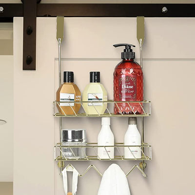  MyGift Black Metal Under-the-Sink Rack Bathroom Quality Pedestal  Storage Organizer with 2 Display Shelves and Hand Towel Bar: Home & Kitchen