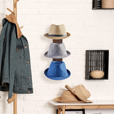 Hat Organizer Hat Wall Hanging Fedora Display Hat Rack Industrial Home  Decor 