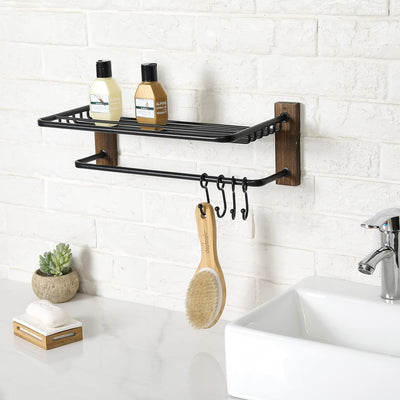 Towel Racks, 3 Shelf Bath Towel Holder for Bathroom - Vita Home