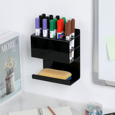 Wall Mounted White Board Organizer, Storage Basket for Office