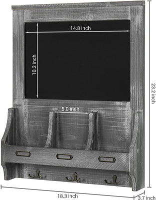 Gray Wood Tabletop or Wall Mounted Can Organizer – MyGift