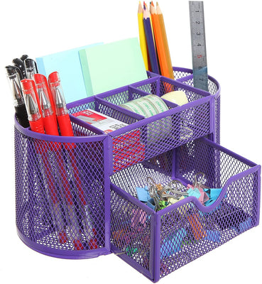 Five Star Caddy Desk Organizer, 3 Compartments, Grey/Teal (73680) – Ramrock  School & Office Supplies