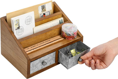 Rustic Desktop Office Supply Organizer – MyGift