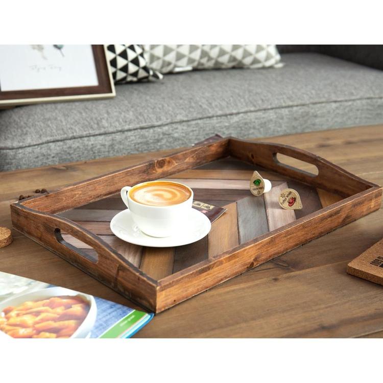 breakfast serving tray