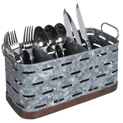 2 Compartment Wire Organizer Basket – MyGift