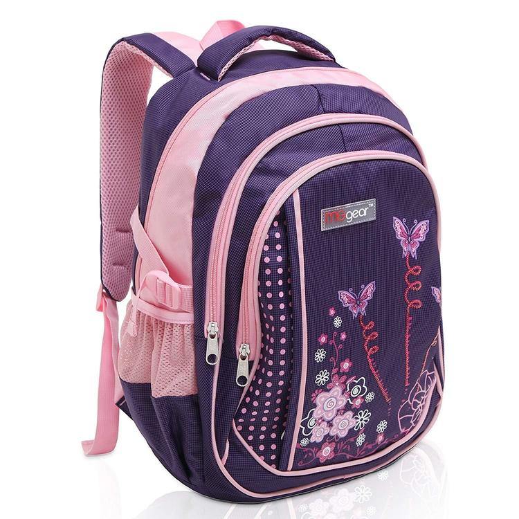 Butterfly Children School Backpack - Purple – MyGift