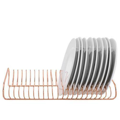 Copper Metal Kitchen Sink Rack Organizer, Expandable Over Sink Storage  Shelf with Pull-Out Drawer and Scrollwork Design