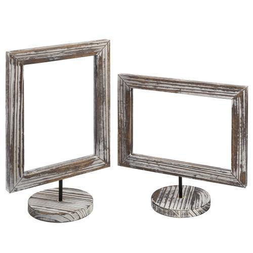 art deco bronze double sided picture frame and stand