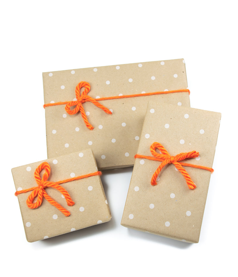 brown gift wrap