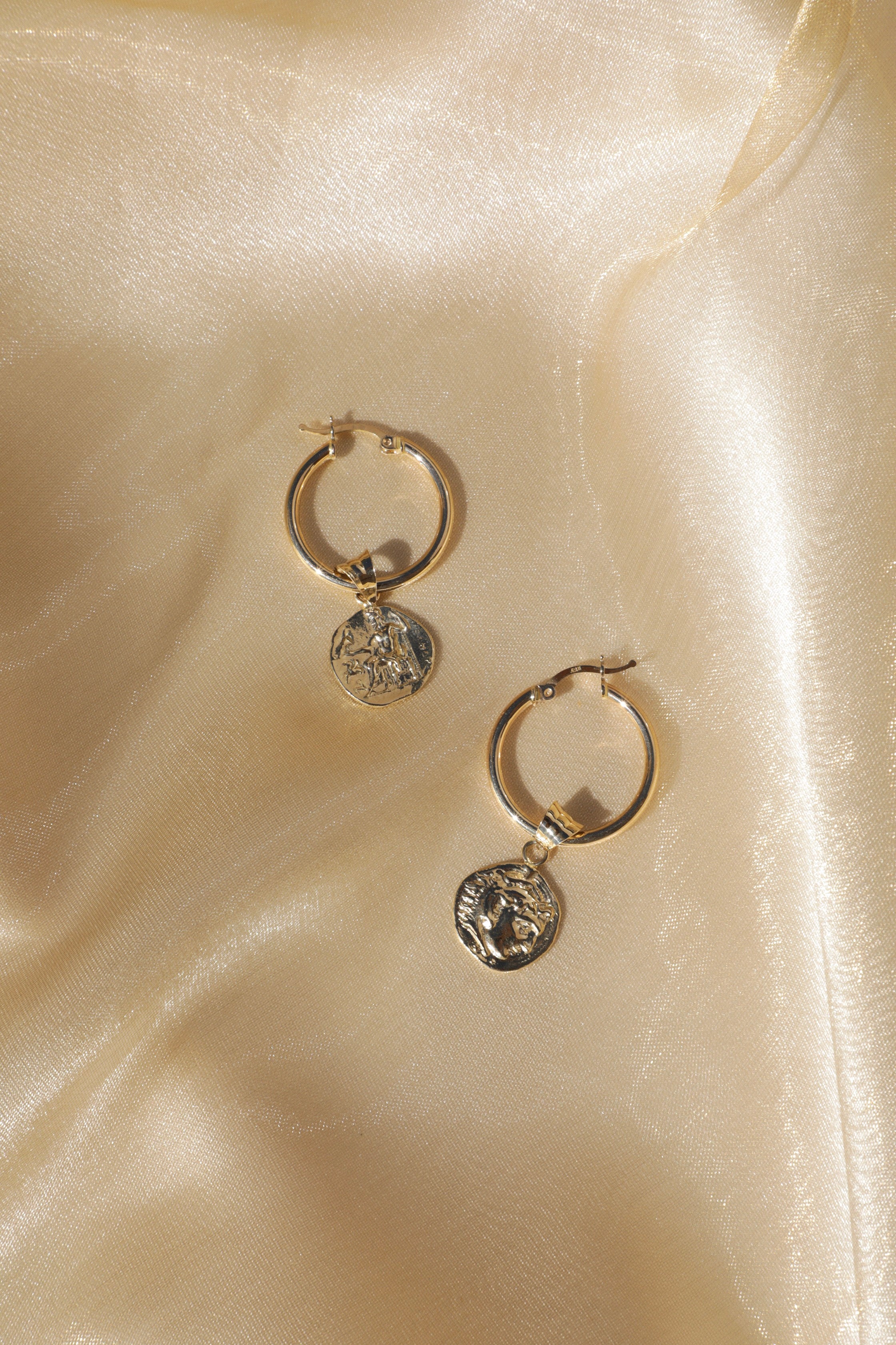 Philee Coin Earrings – suda jewelry