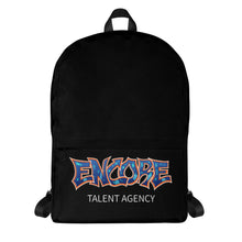 Load image into Gallery viewer, ENCORE Talent Agency Black Backpack