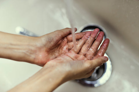 wash hands