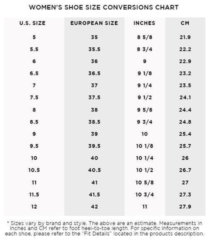 Golo Size Chart