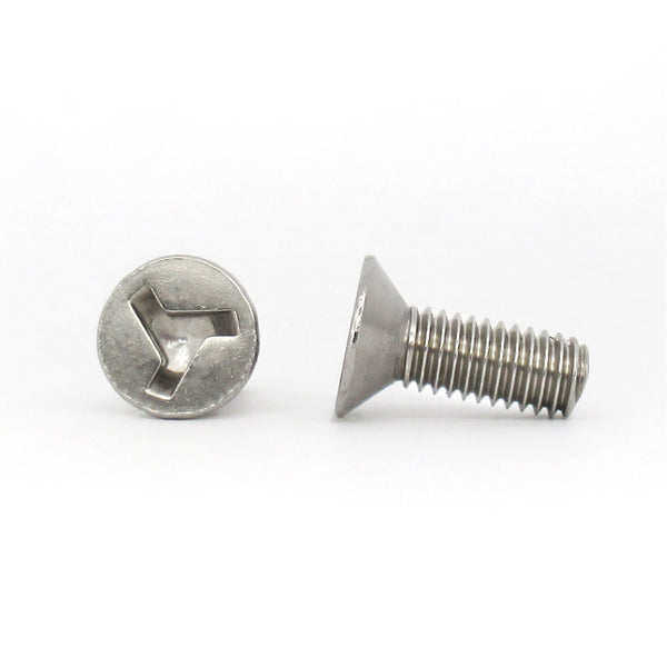 310Tamper TRI-WING Flat Machine Screws M8 Stainless A2 1pcs