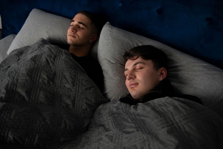 sleep solutions: two men sleeping