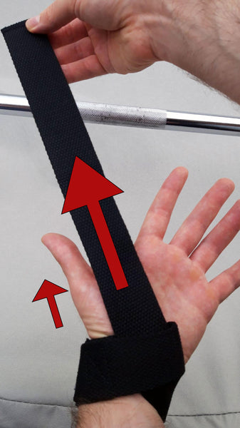 How to wear weight lifting straps