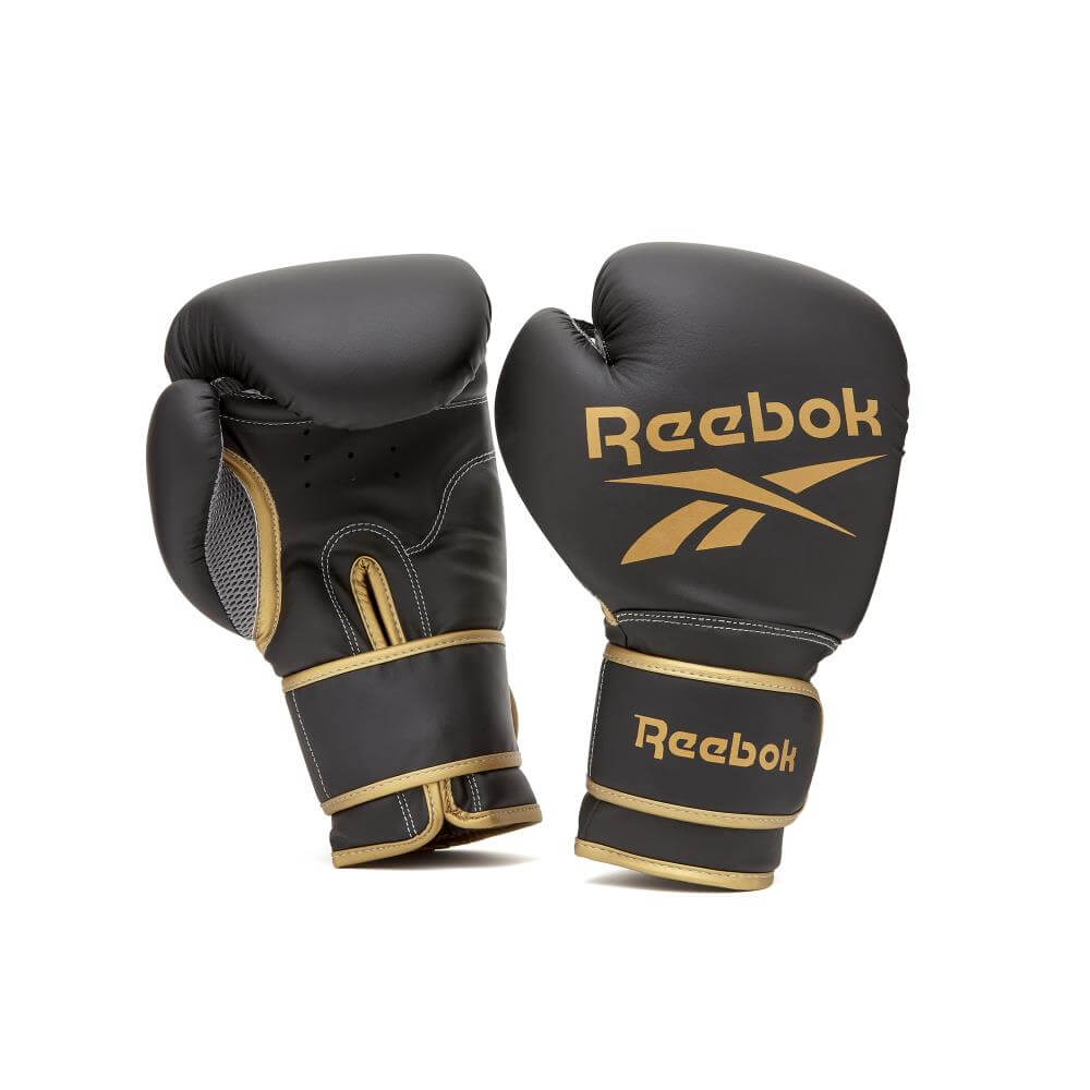 Reebok Boxing Gloves - Gold/Black | Workout For Less | Reviews on Judge.me