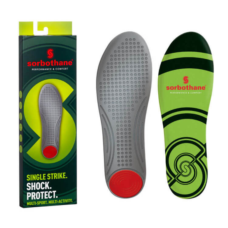 Sorbothane Single Strike Insoles - 8-9 UK