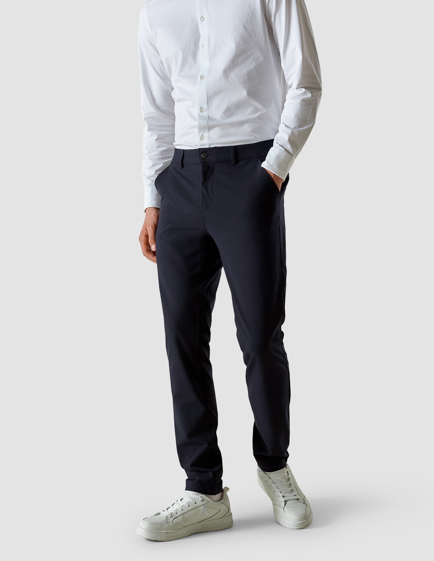 Buy Arrow Solid Hudson Tailored Fit Formal Trousers - NNNOW.com