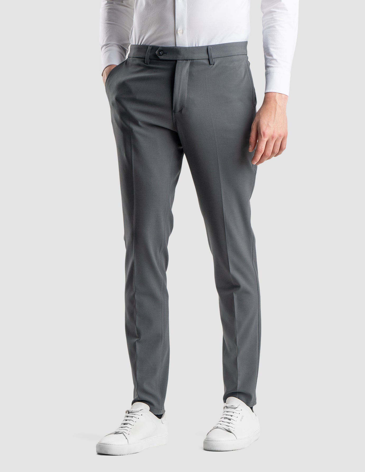 Men's Semi formal Cropped Pants Business Classic Design - Temu