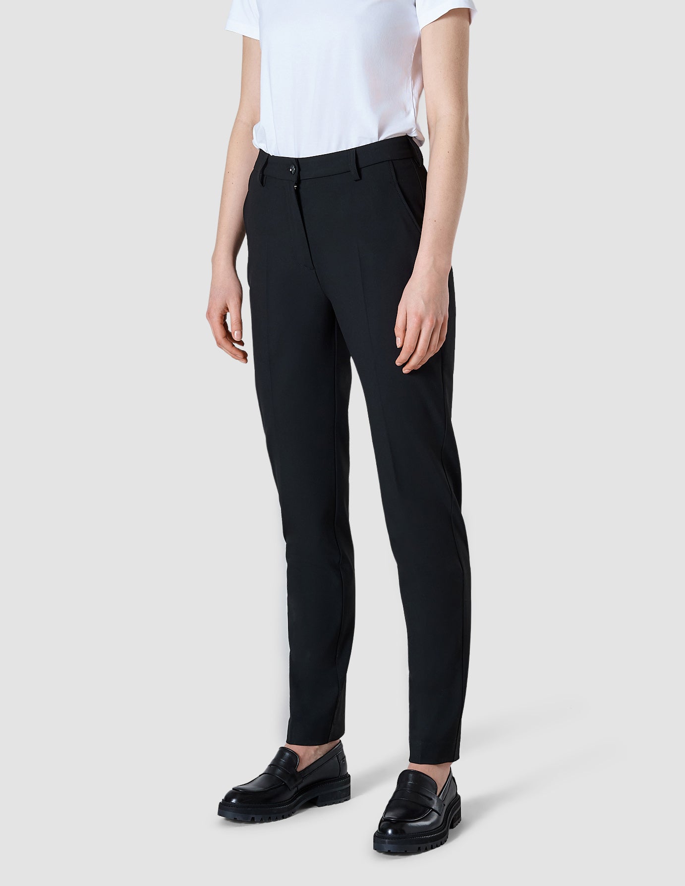 Yours Clothing DARTED WAIST TAPERED - Trousers - blue - Zalando.de