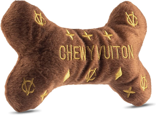 Chewy Vuiton Pink Ombre Bone Toy, Pink Ombre Chewy Vuiton, Designer Dog Toy,  Haute Diggity Dog Toy, Plush Bone Toy, Designer Bone Toy - Tails in the City