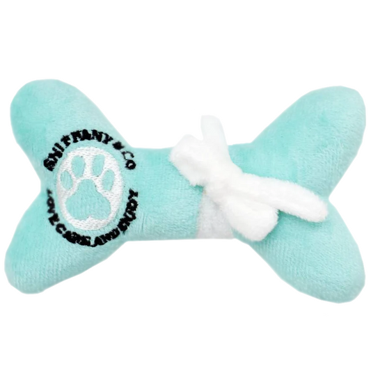 Chewy Vuiton Pink Ombre Bone Plush Dog Toy - Hala's Paws