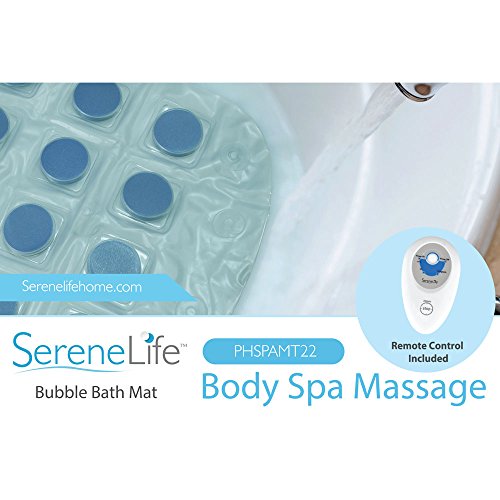 Serenelife Portable Spa Bubble Bath Massager With Remote Control