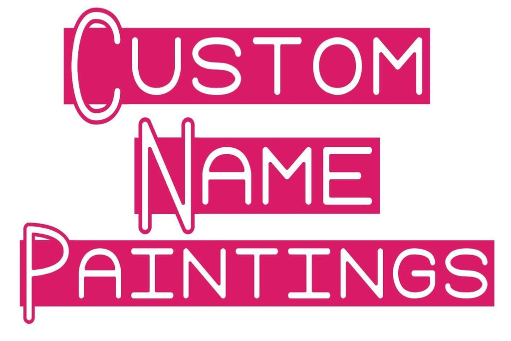 Custom NAME Diamond Painting — Shimmer Stitch