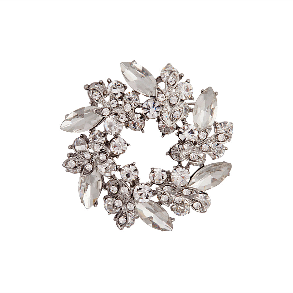 Lovisa Crystal Jewelled Wreath Brooch