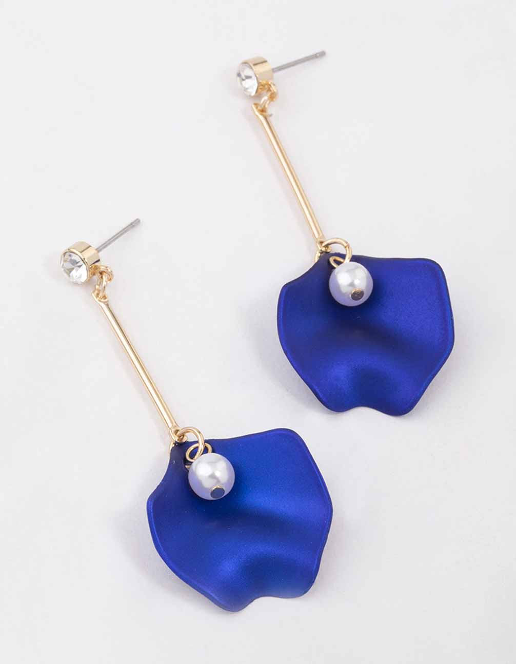 Earrings Blue Flip/Point - FINK – National Museum Australia