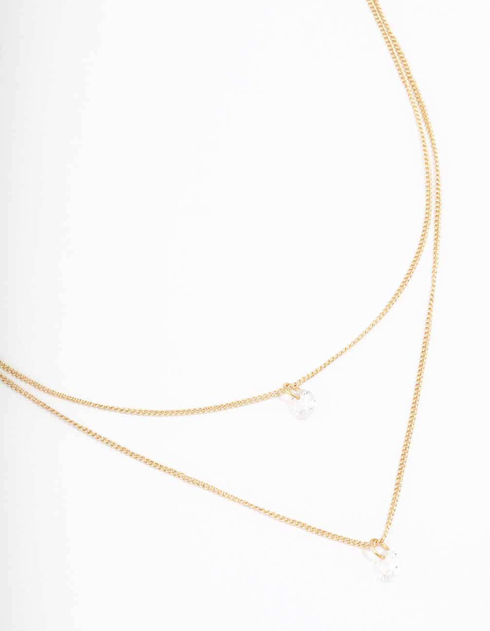 Necklace Separator for Layered Necklaces  Layered necklaces, Floating  earrings, Gold necklace layered