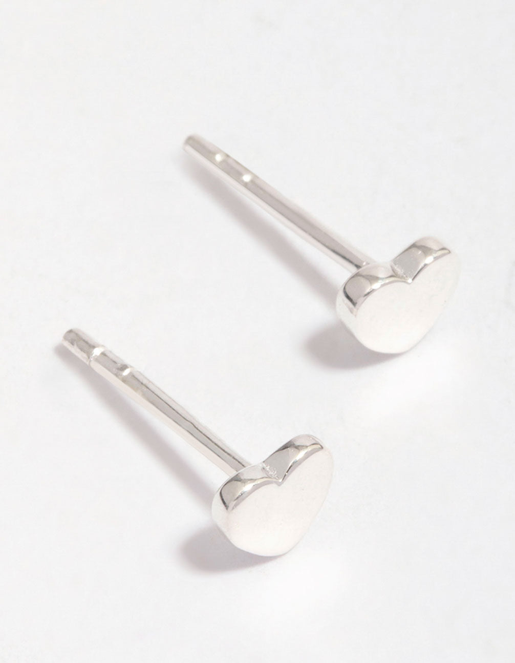 Silver Small Heart Drop Earrings – GIVA Jewellery