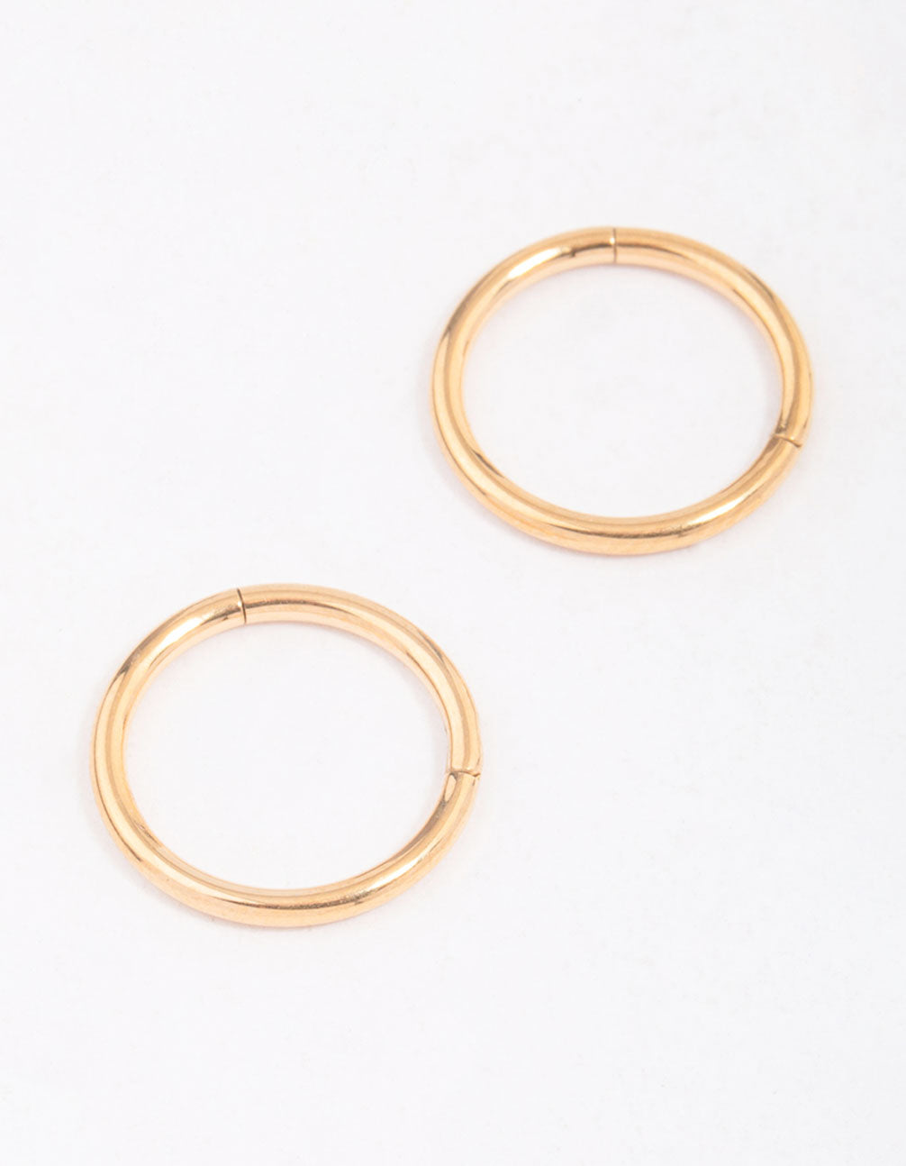 Hoop Earrings - Gold Plated with Crystals - Aztec Round Hoop Earrings by  Blingvine